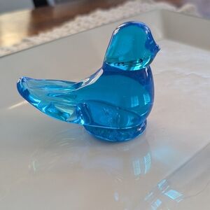 Vintage Signed Blue Bird Of Happiness
